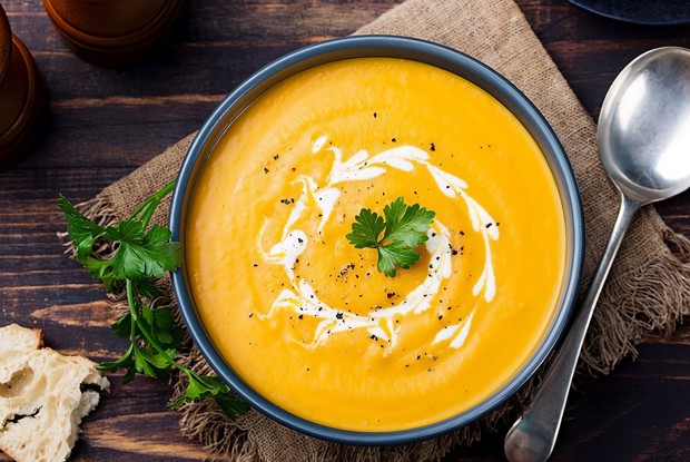 Пряный тыквенный суп-пюре