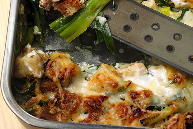 Пудинг из черемши