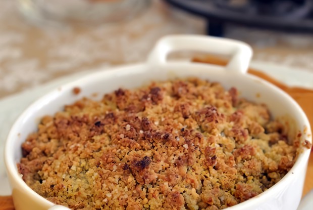 Пудинг из ванильных сухарей