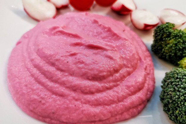 Пюре из цветной капусты и свеклы