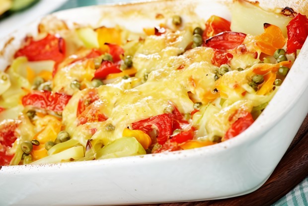 Рагу из фасоли с яйцами