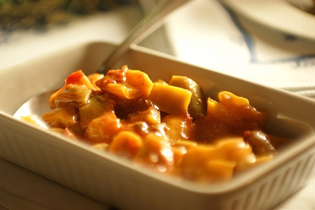 Рагу из разноцветных перцев (Peperonata)