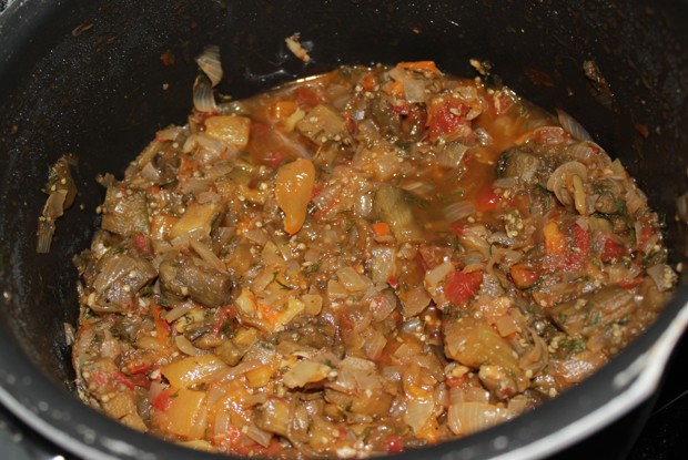 Рагу овощное с зеленью