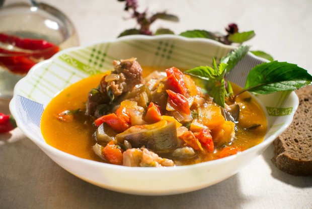 Рагу с баклажанами а-ля итальяно