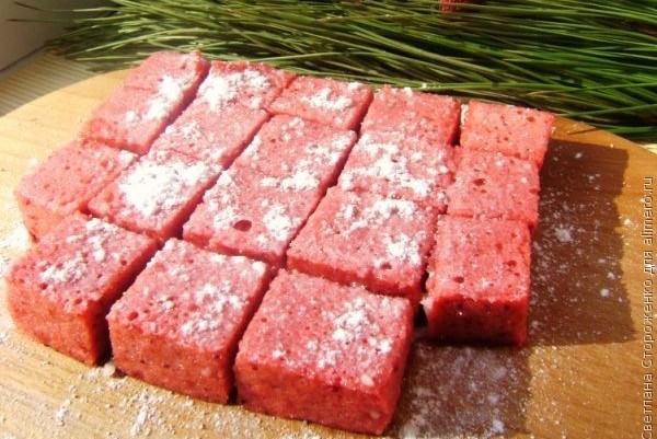 Рахат-лукум из клубники