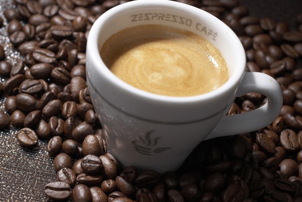 Райский кофе с медом и малиновым соком