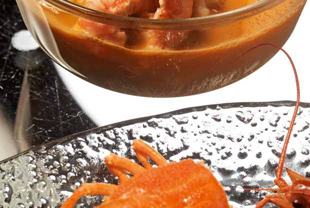 Раковый суп с коньяком