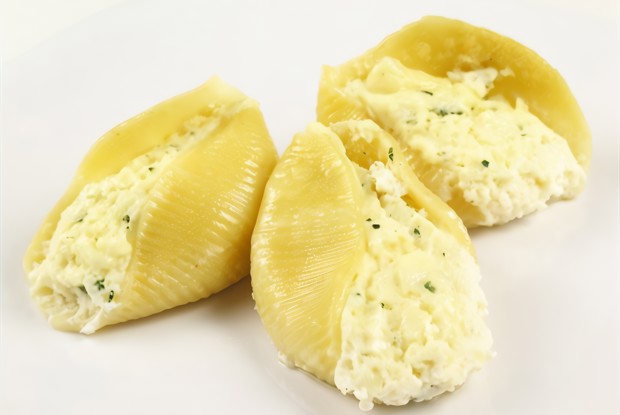 Ракушки фаршированные крабовым мясом