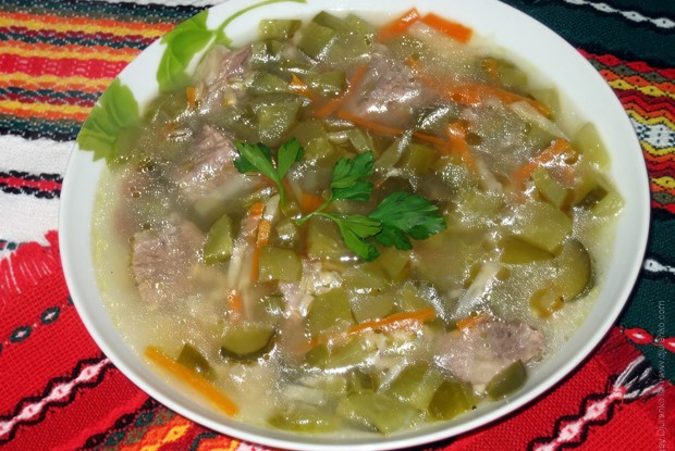 Рассольник с сельдереем