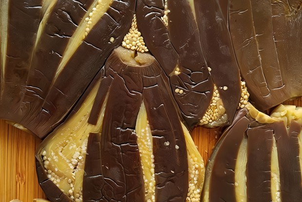 Растрепанные баклажаны (ачичели бадриджани)