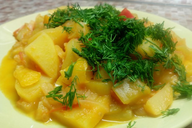 Рататуй из кабачка