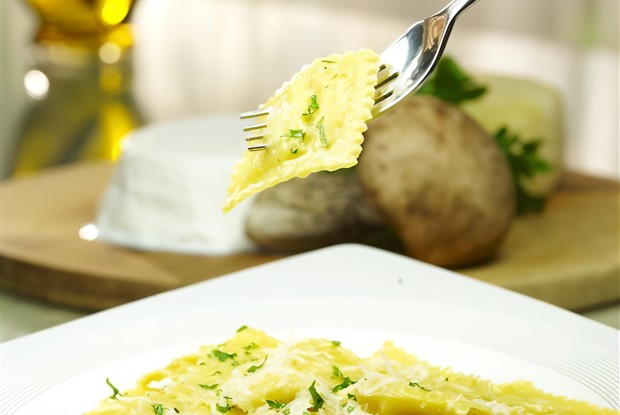 Равиоли «Pasta Fresca» с белыми грибами и рикоттой