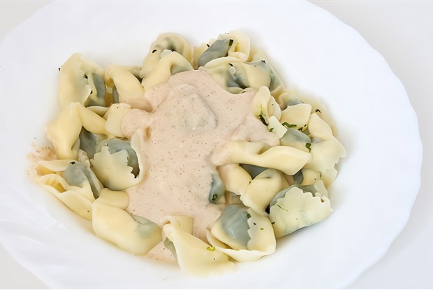 Равиоли с овощами и сыром