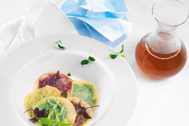 Равиоли с разной зеленью