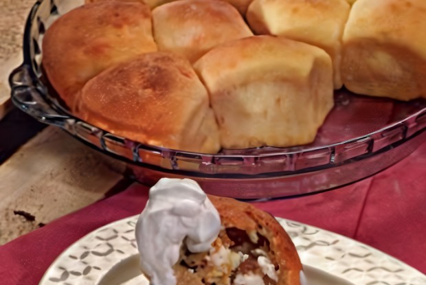 Разборный пирог с творогом