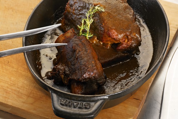 Ребра в соусе барбекю