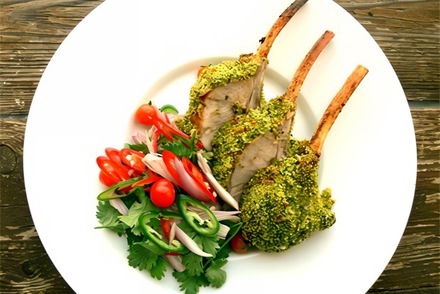 Ребрышки ягненка в ароматной панировке