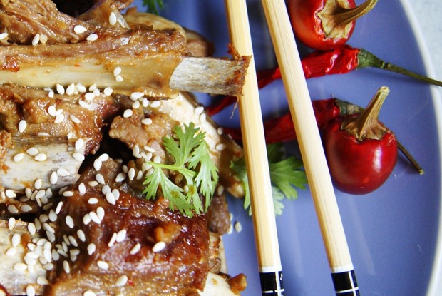 Ребрышки ягненка в китайских специях