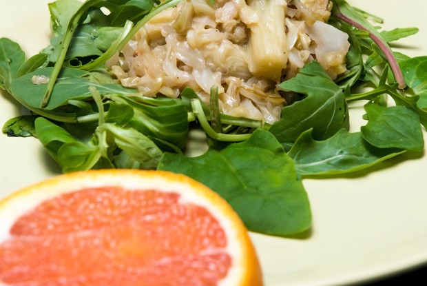 Ревень с капустой