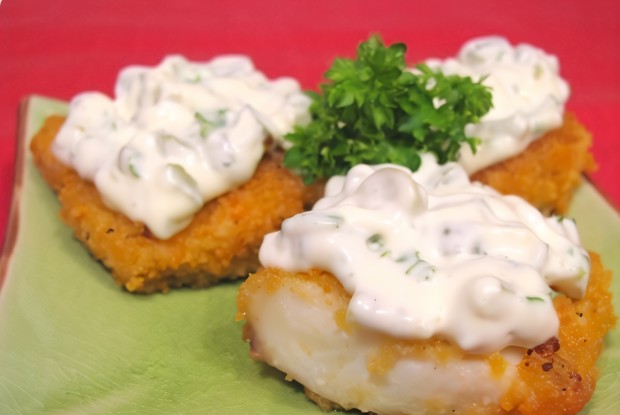 Рыба под соусом тартар