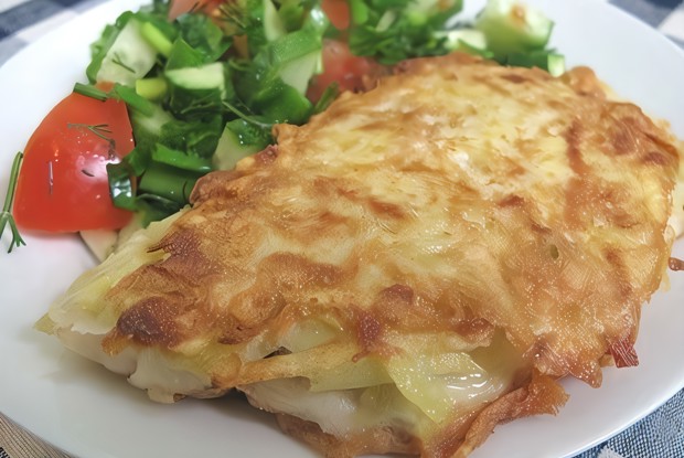 Рыба в картофельной корочке