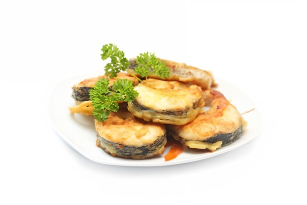 Рыбное филе, запеченное в сметане