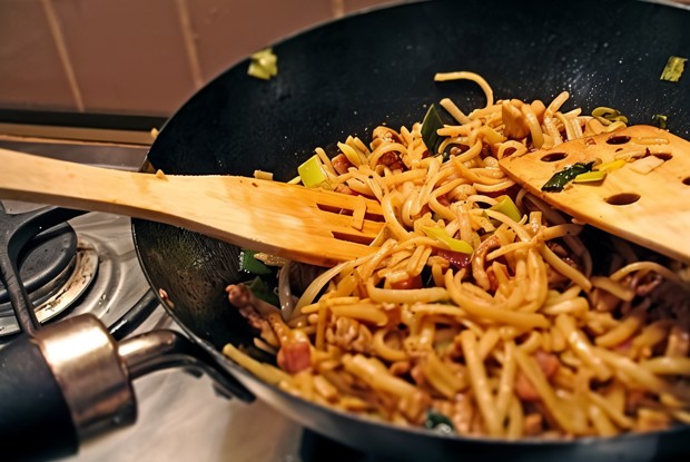 Рис с говядиной и грибами