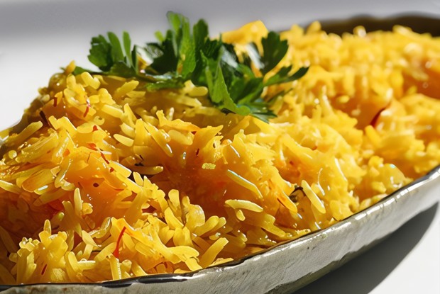 Рис с шафраном