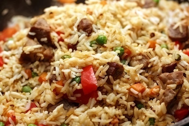 Рис со свининой