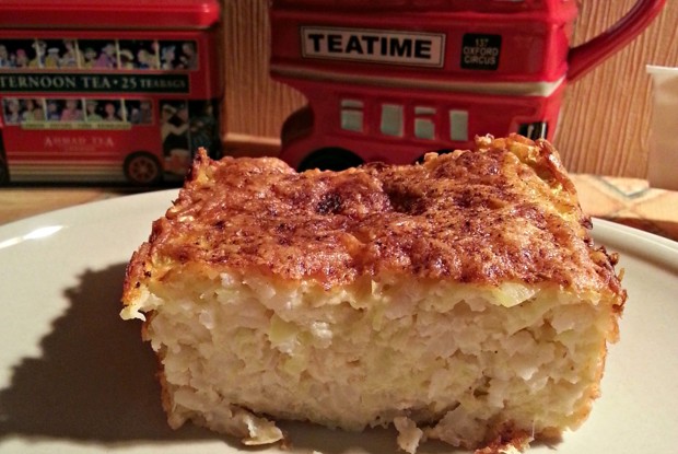 Рисовая запеканка с кабачками и сыром