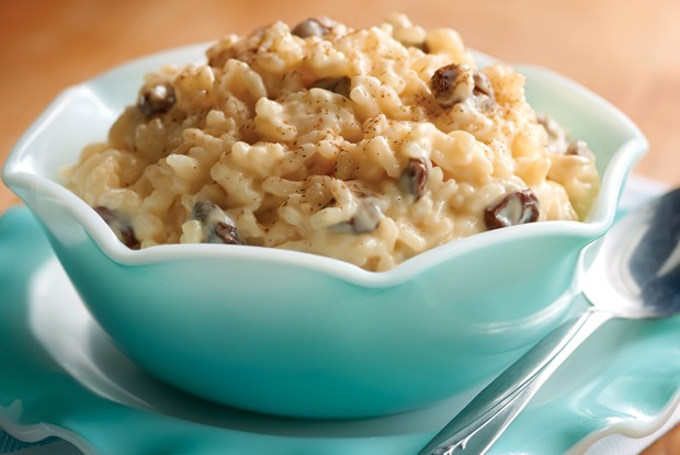 Рисовый пудинг с изюмом