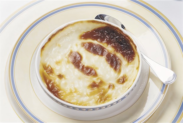 Рисовый пудинг с лимонной цедрой