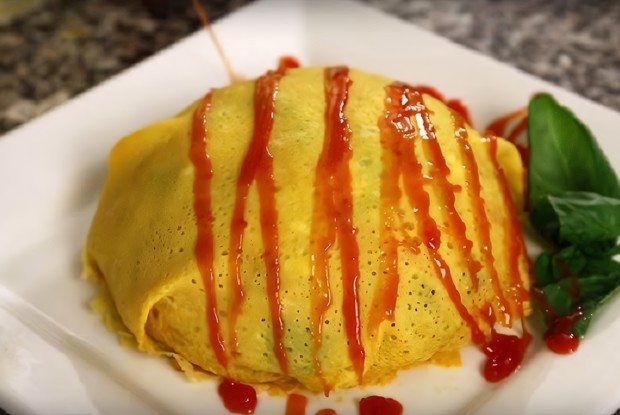 Омлет с рисом