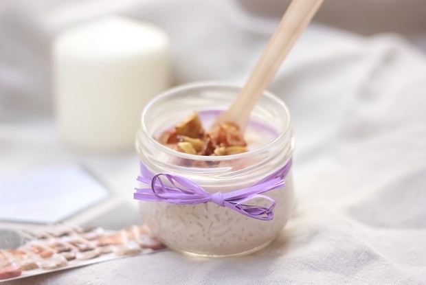 Рисовый пудинг на кокосовом молоке