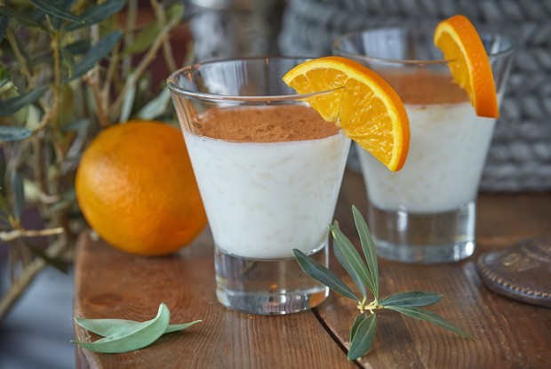 Ризогало (рисовый пудинг с корицей)