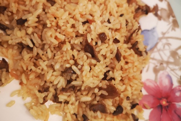 Ризотто с белым вином и пармезаном