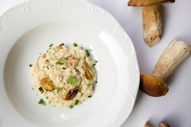 Ризотто с белыми грибами