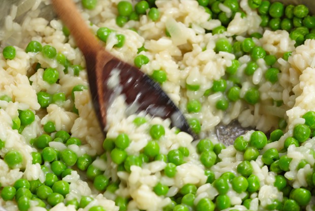 Ризотто с горошком
