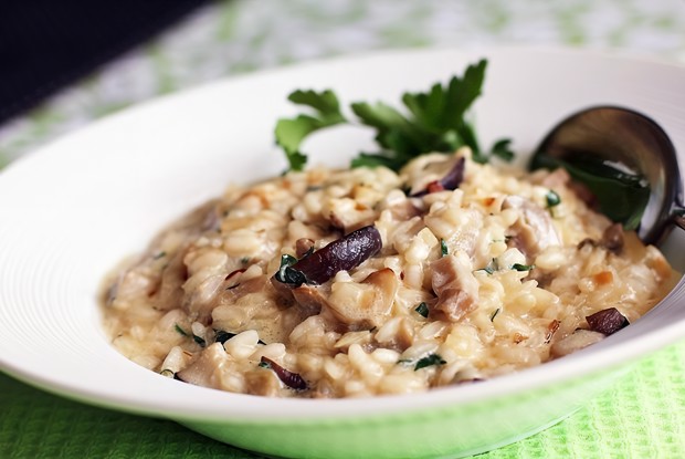 Ризотто с грибным ассорти