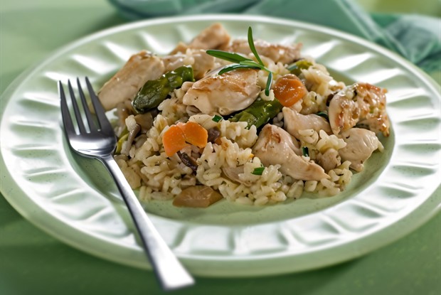 Ризотто с курицей и пармезаном