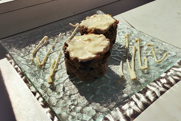 Ризотто с шампиньонами и сливочным соусом