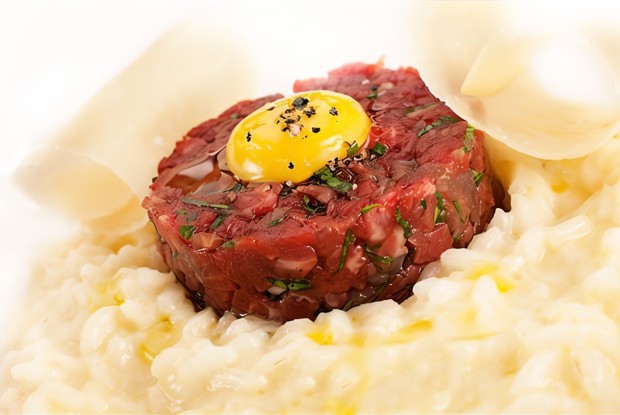 Ризотто с тартаром