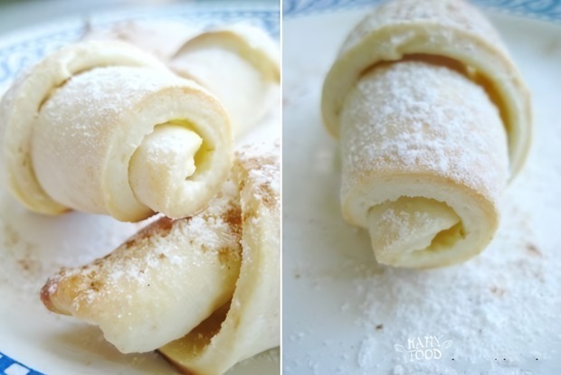 Рогалики из творожного теста