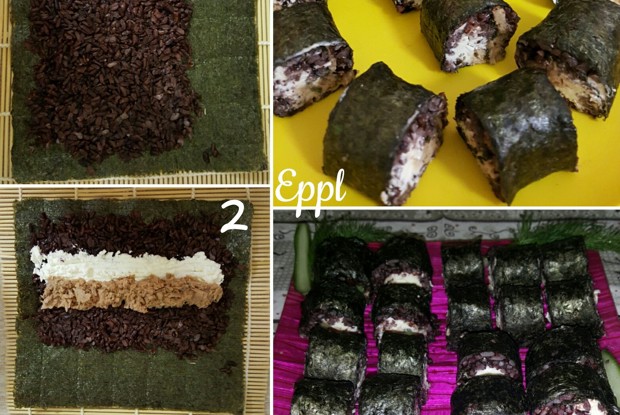 Роллы с диким рисом