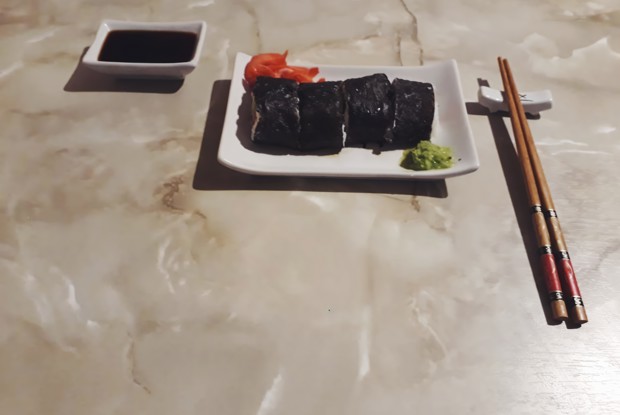 Роллы с форелью