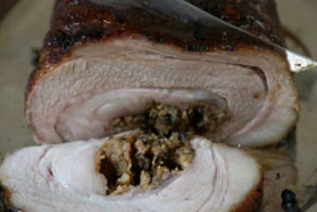 Ростбиф из телятины с начинкой