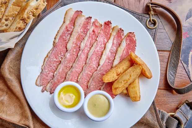 Ростбиф с розмариновой солью