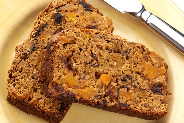 Рождественский цитрусовый кекс с цукатами