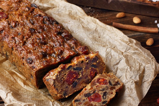 Рождественский фруктовый кекс