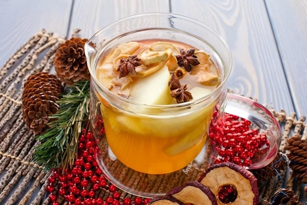 Рождественский фруктовый компот